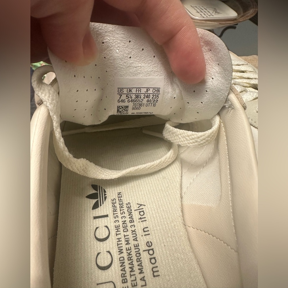 Adidas X Gucci Gazelle Sneakers US Men 6 Women 7 NEW! HQ8849 - Picture 6 of 9